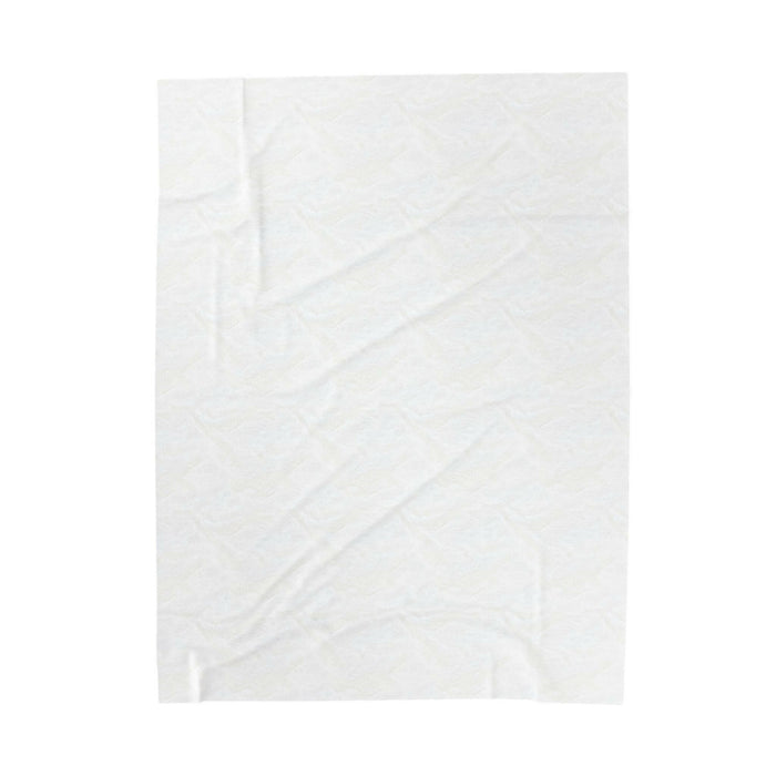 White Velveteen Plush Blanket