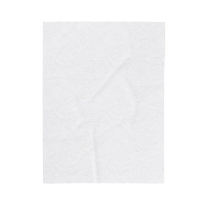 White Velveteen Plush Blanket