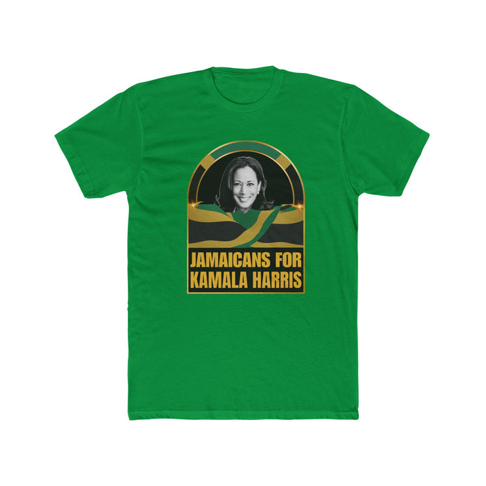 Jamaicans For Kamala Harris - Unisex Cotton Crew Tee