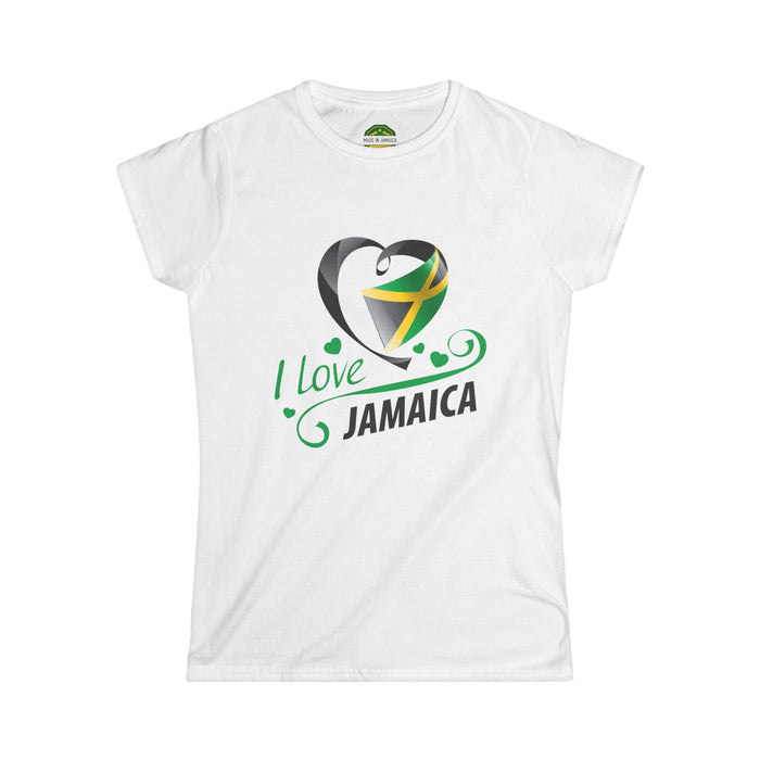 Women's Softstyle Tee (I Love Jamaica)