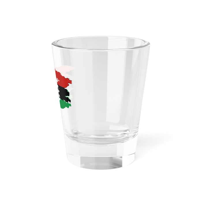 Pan African Shot Glass, 1.5oz (One Love)