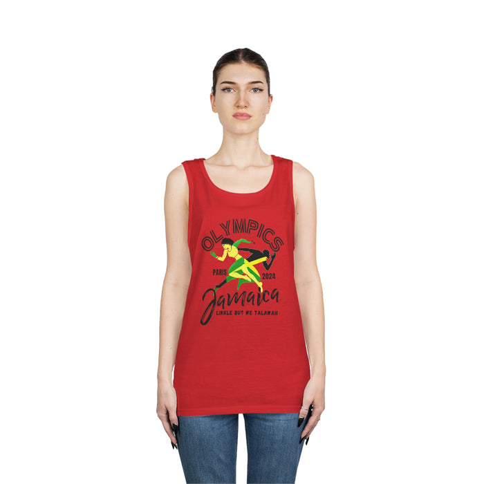 Jamaican Olympic Talawah Unisex Heavy Cotton Tank Top - Various Colors