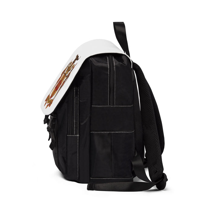 Unisex Coat of Ar,s Casual Shoulder Backpack