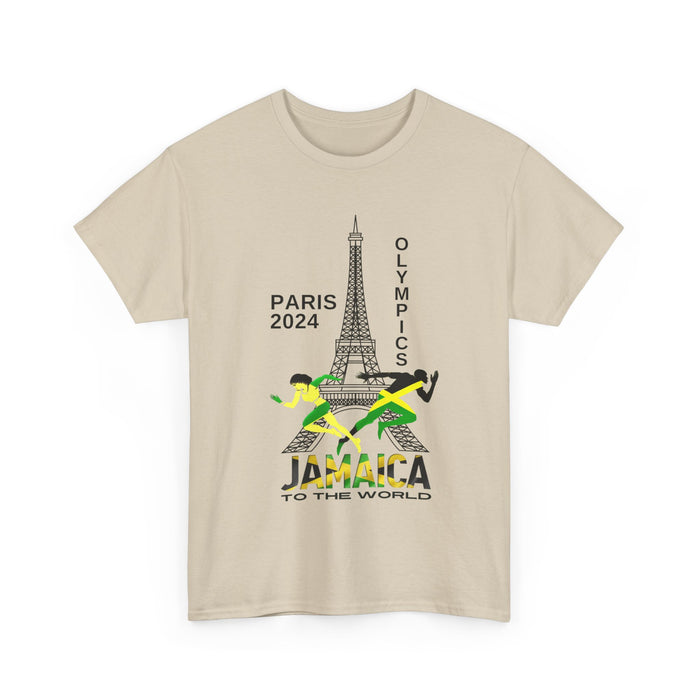 Jamaican Olympics Eifel Front Unisex Heavy Cotton Tee - Various Colors