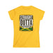  Straight Outta Jamaica - Women's Softstyle Tee