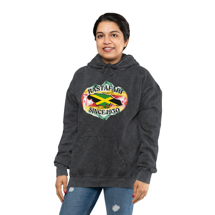 Rastafri Unisex Mineral Wash Hoodie