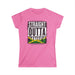  Straight Outta Jamaica - Women's Softstyle Tee