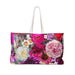  Artistic Flower Design Weekender Bag