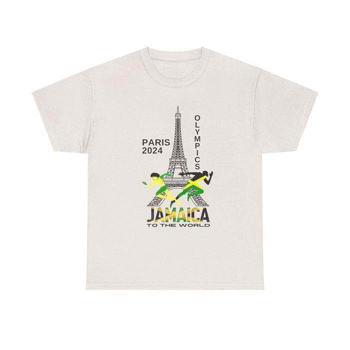 Jamaican Olympics Eifel Front Unisex Heavy Cotton Tee - Various Colors