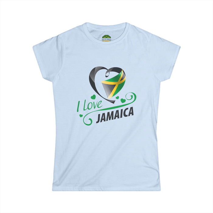 Women's Softstyle Tee (I Love Jamaica)