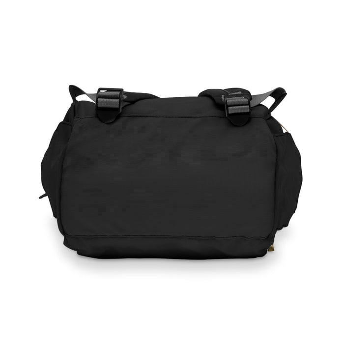 Multifunctional Black Diaper Backpack (Jamaica)