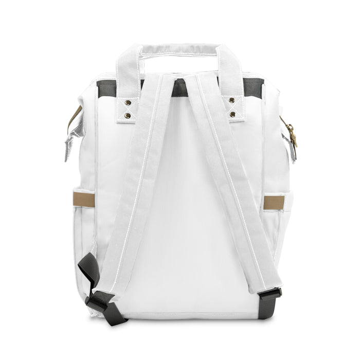 Multifunctional White Diaper Backpack (Jamaica)