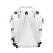  Multifunctional White Diaper Backpack (Jamaica)