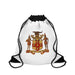  I love Jamaica White Drawstring Bag