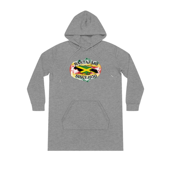 Rastafari Streeter Hoodie Dress - (Front Logo)