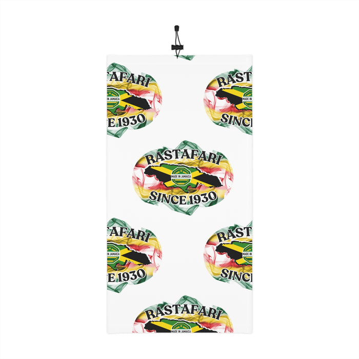 Winter Neck Gaiter With Drawstring (Rastafari)