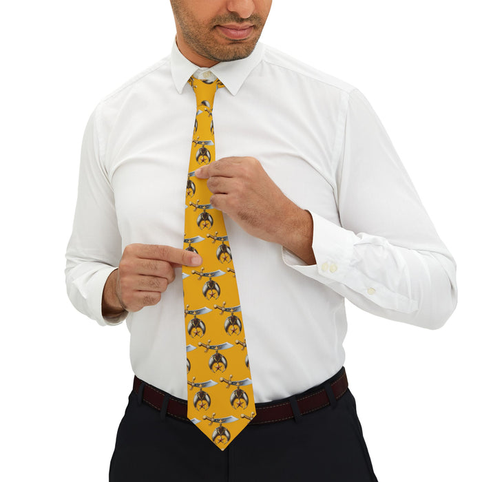 Shriner Yellow Necktie