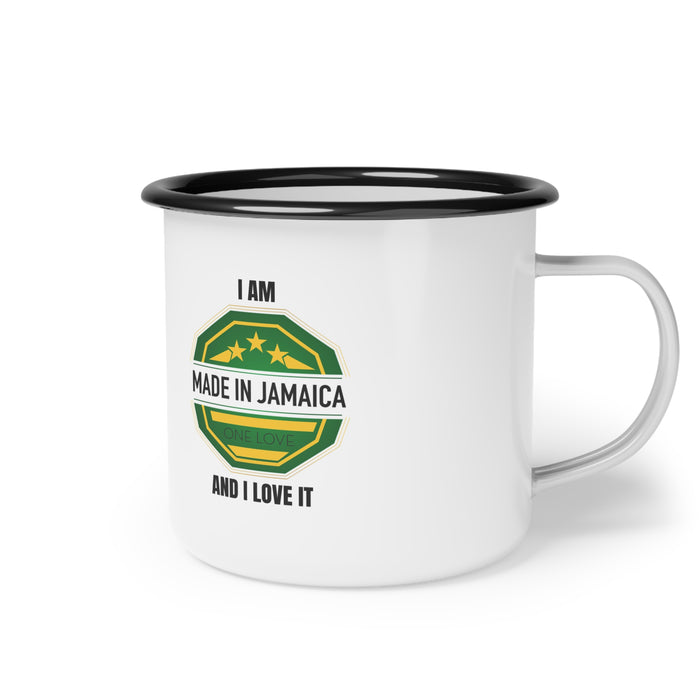 Made In Jamaica Enamel Camp Cup