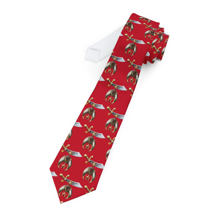 Shriner Red Necktie