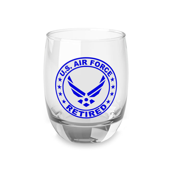 Custom Whiskey Glass (Retired Air Force)