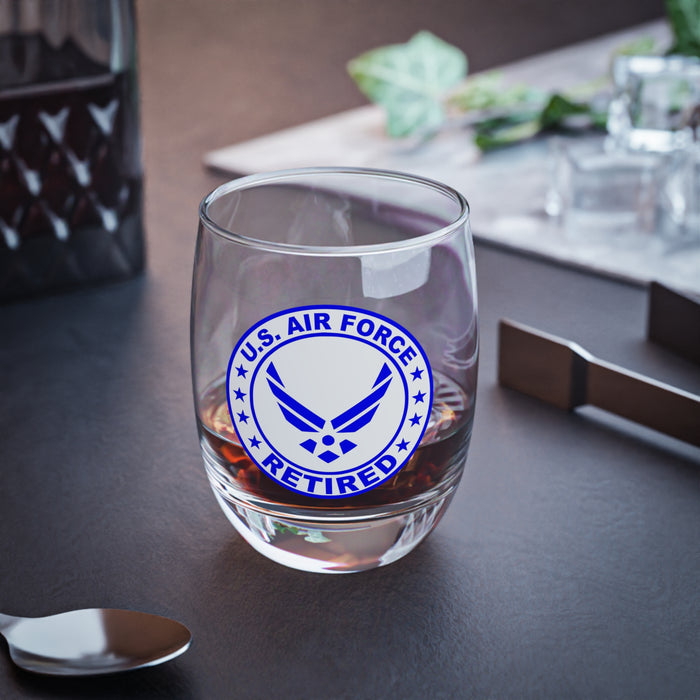 Custom Whiskey Glass (Retired Air Force)