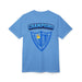  EAHS Edwin Allen High School Blue Tee - Champion & Crest Back - Unisex T-Shirt
