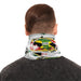  Winter Neck Gaiter With Drawstring (Rastafari)