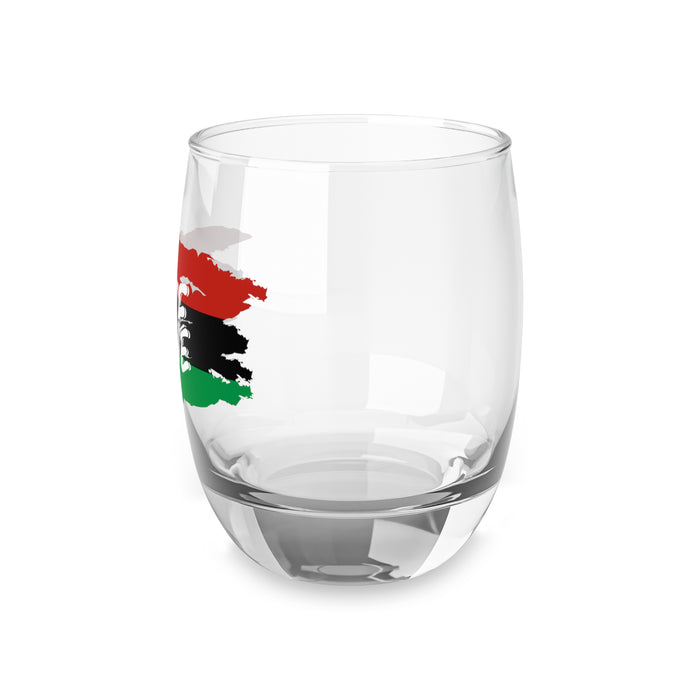 Custom Whiskey Glass (Pan African - One Love)