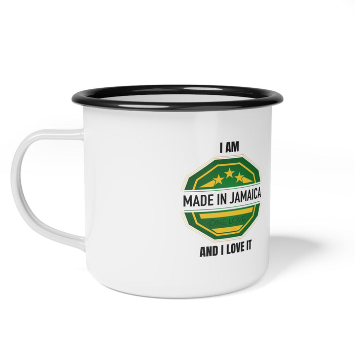 Made In Jamaica Enamel Camp Cup