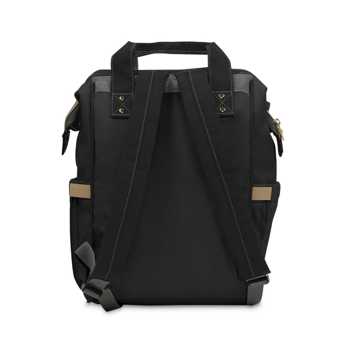 Multifunctional Black Diaper Backpack (Jamaica)