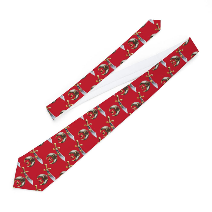 Shriner Red Necktie