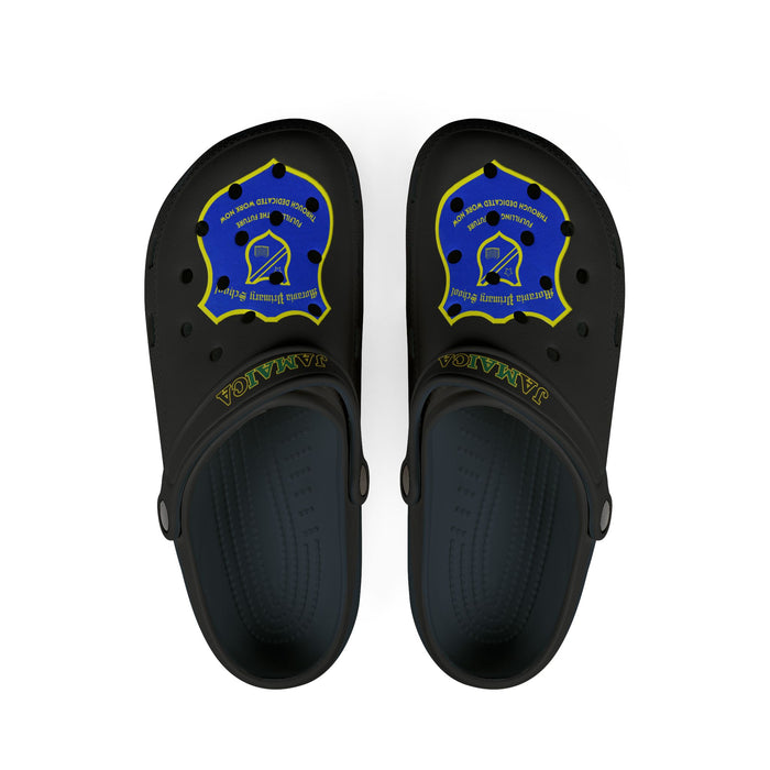 Moravia Primary School Logo EVA Foam Rubber Shoes Slip-ons CLOGS