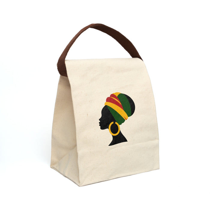 Empress Canvas Lunch Bag With Strap