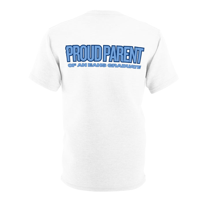 White EAHS Proud Parent Unisex Microfiber Cut & Sew T-Shirt White EAHS Proud Parent Unisex Microfiber Cut & Sew T-Shirt