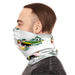  Winter Neck Gaiter With Drawstring (Rastafari)