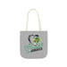  I Love Jamaica Canvas Tote Bag, 5-Color Straps