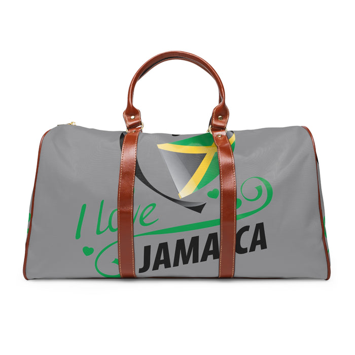 Waterproof Travel Bag - I Love Jamaica