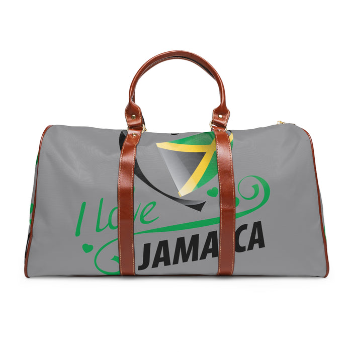 Waterproof Travel Bag - I Love Jamaica