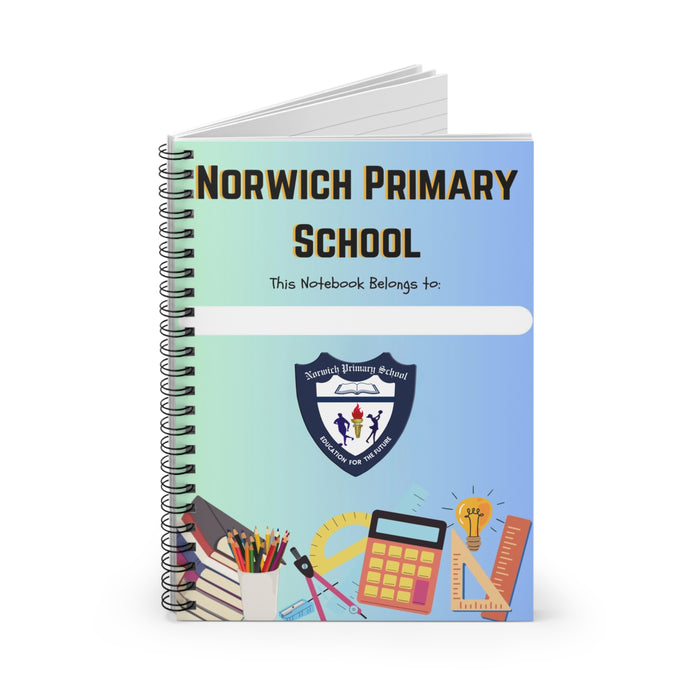 Norwich Spiral Notebook - Ruled Line With Logo