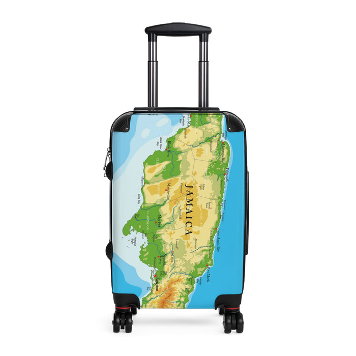 Jamaica Map Suitcase