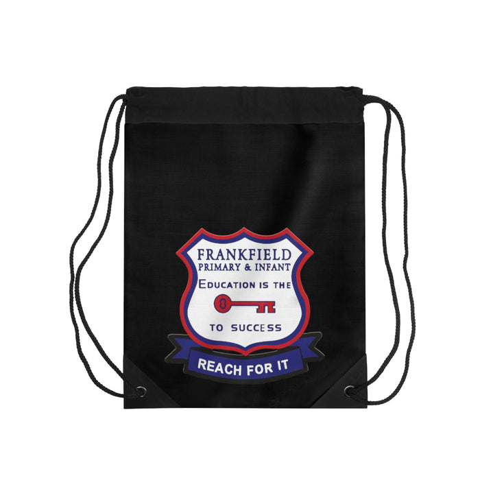 Frankfield Black Drawstring Bag