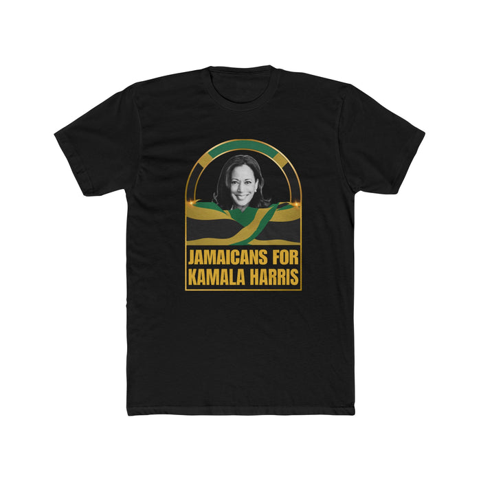 Jamaicans For Kamala Harris - Unisex Cotton Crew Tee