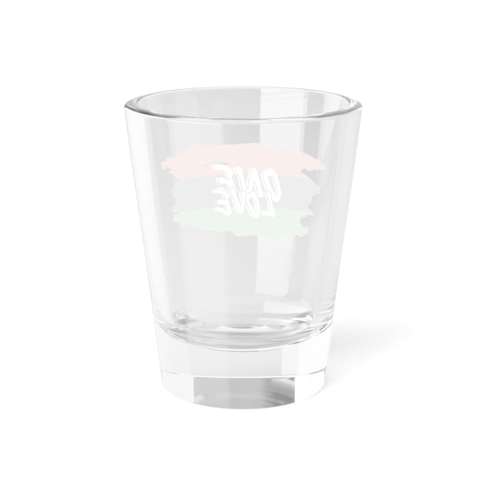 Pan African Shot Glass, 1.5oz (One Love)