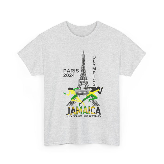 Jamaican Olympics Eifel Front Unisex Heavy Cotton Tee - Various Colors