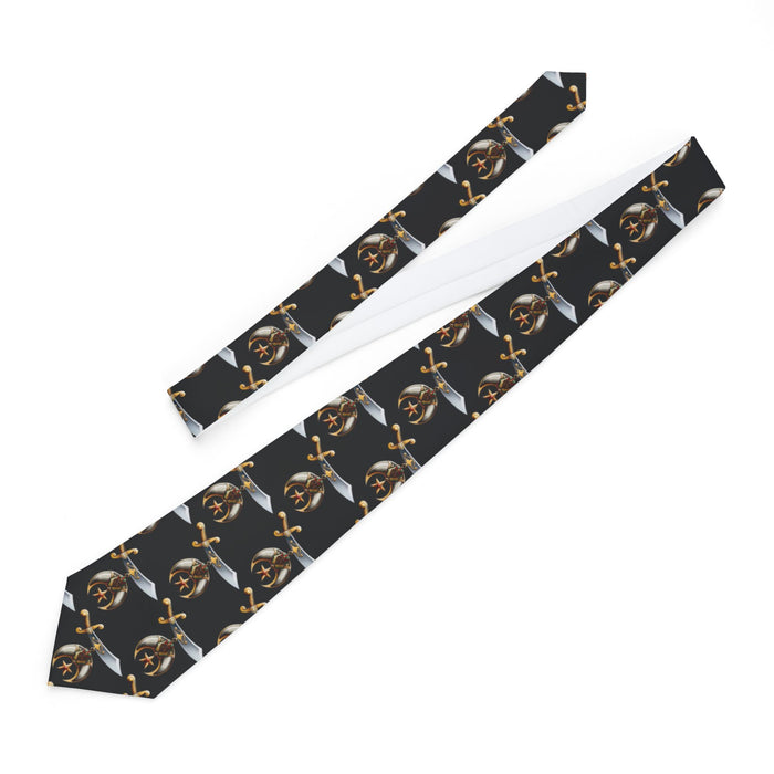 Shriner Black Necktie