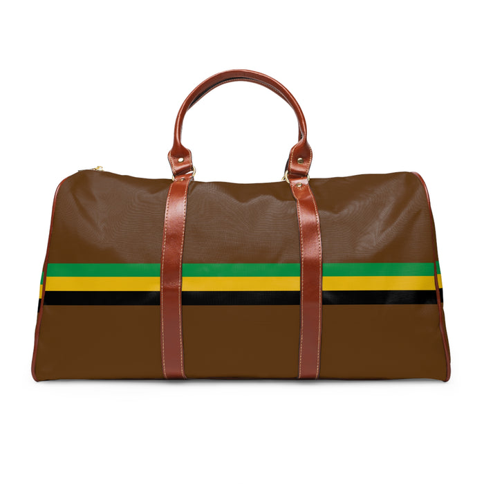 Waterproof Travel Bag (Jamaica Stripe)