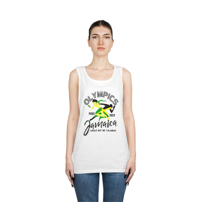 Jamaican Olympic Talawah Unisex Heavy Cotton Tank Top - Various Colors