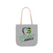  I Love Jamaica Canvas Tote Bag, 5-Color Straps