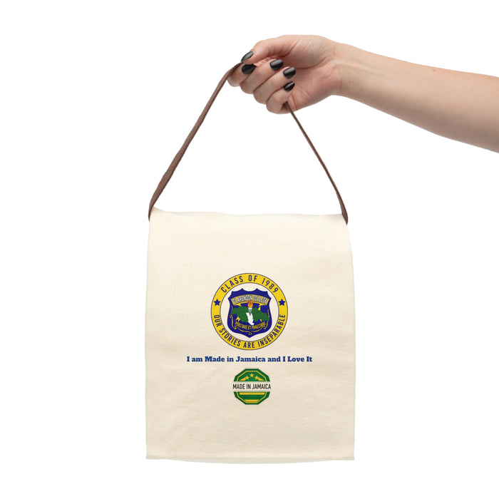 89ers Custom Canvas Lunch Bag With Strap