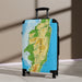  Jamaica Map Suitcase